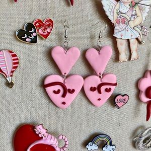 Bitch Face Handmade Earrings